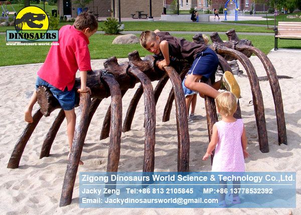 Dino park equipment kids climbing structure DWE006