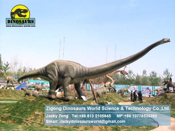 Dinopark model animatronic dinosaur exhibition (Mamenchisaurus) DWD062