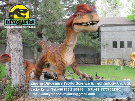 Outdoor animated christmas artificial animals Museum(Dilophosaurus ) DWD132