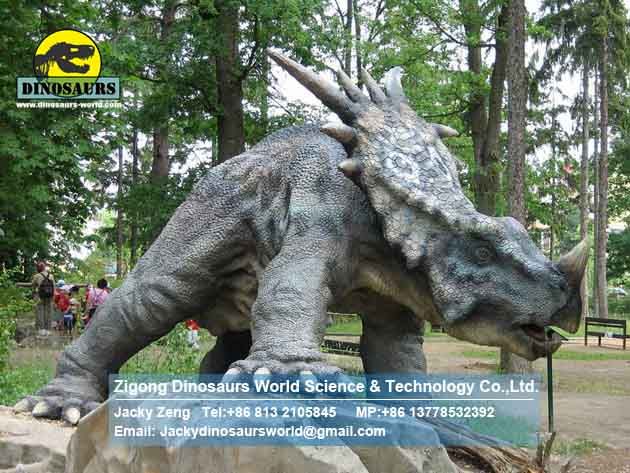2012 New children dinosaur outdoor playground Styracosaurus DWD155