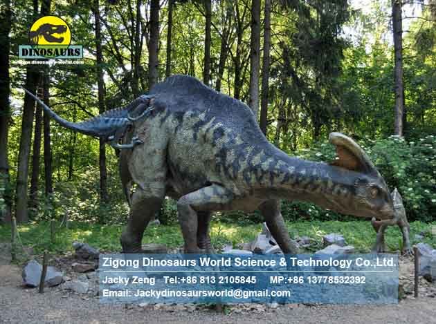 Life size dinosaurs fiberglass statue (Iguanodon) DWD164