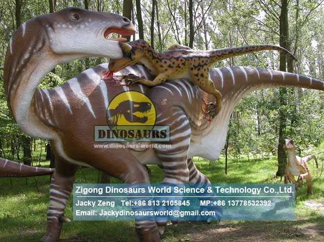 Kids playground Amusement slides effects (Iguanodon) DWD176