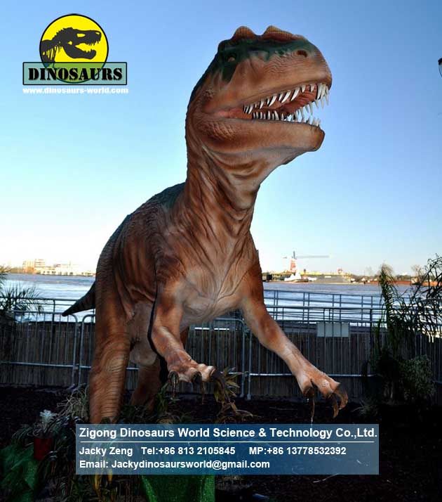 Children garden playground life size dinosaur (Allosaurus) DWD170