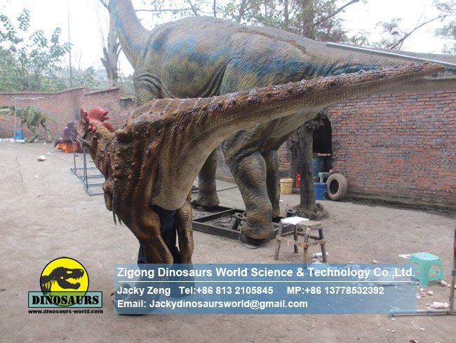 BBC walking with Dilophosaurus dinosaur costume DWE3324-7