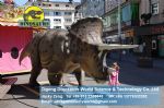 Playground trade exhibition animatronic dinosaurs model ( Triceratops ) DWD038