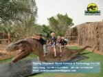 amusement fun tyrannosaurus rex ride  Backyard playground DWE009